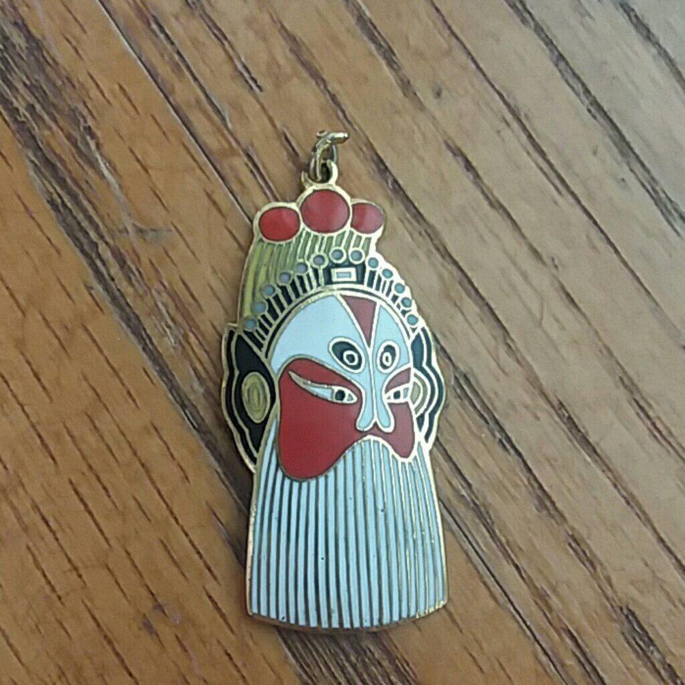 Vintage Mask Charm